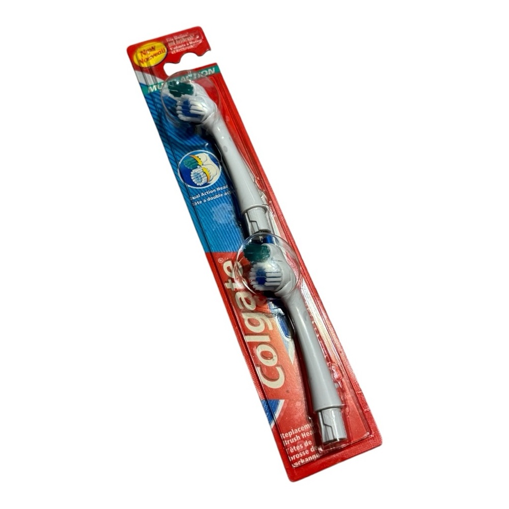 Colgate Multi-Action Brush Heads Replacement 2 Pack NWT Dental Hygiene Teeth